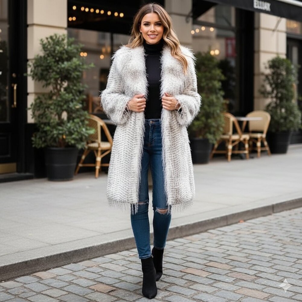 Elliatt Tansy Coat in Grey NWT Size Small